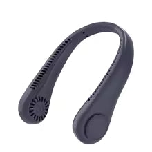 Mini hanging handheld leafless hanging neck fan portable silent outdoor usb charging super long life portable cooling lazy small