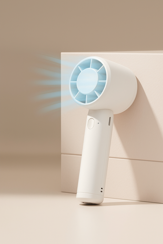USB Rechargeable Mini Fan Portable Handheld Cooling Fan for Office & Travel